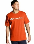 Sale! Champion Men’s Athletics Classic Jersey Tee, Script Logo