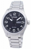 Sale! Citizen Eco-Drive Men’s Black Dial Day and Date Window 42mm Watch BM8530-89E