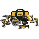 Sale! DEWALT DCK694P2 20V MAX XR Li-Ion 6-Tool Combo Kit (5 Ah) New