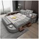 Easyliving Home bedroom furniture popular grey Ultimate smart leather bed