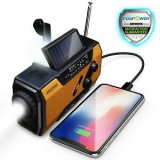 Sale! Emergency Solar Hand Crank Weather Radio 2000mAh Power Bank Charger Flash Light