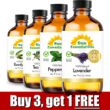 Sale! Essential Oils 30 mL (1 oz) – 100% Pure and Natural – Therapeutic Grade Oil! Sun Essential Oils