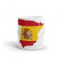Football 2021 Spain White Glossy Mug Soccer EURO Championship