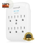 Sale! Fosmon 6 Outlet Surge Protector Multi Plug Wall Adapter Tap 1200J [ETL Listed]