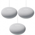 Sale! Google Nest Mini – 2nd Gen Smart Speaker with Google Assistant Chalk 3 Pack