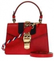 Sale! Gucci Ladies Sylvie Leather Mini Shoulder Bag in Red 470270 D4ZAG 8457