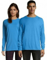 Sale! Hanes Adult Long Sleeve T Shirt Tee ComfortWash Garment Dyed Ring Spun Cotton