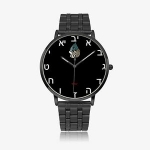 Hebrew Letter Quartz Watch Steel Strap Great Present Gift Shema Israel Jewish