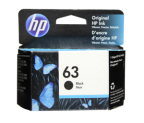 Sale! HP #63 Black Ink Cartridge 63 F6U62AN NEW GENUINE