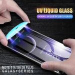 Sale! Liquid Screen Protector For Samsung galaxy S10+ Plus Full UV Glue Tempered Glass