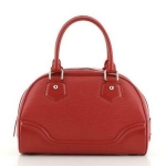 Sale! Louis Vuitton Red Epi Leather Montaigne PM Bowler Speedy 858093