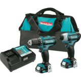 Sale! Makita CXT 12V 1/4″ Impact & 3/8″ Drill Driver Kit CT226-R Certified Refurbished Makita