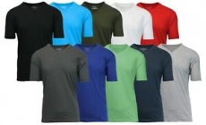 Sale! Mens Regular & Oversize Short Sleeve Crew & V-Neck & Muscle Tee Gym Lounge S-5XL