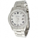 Sale! Mens Rolex Datejust 36mm Roman # Diamond Dial Watch Oyster Stainless Steel 4 CT.
