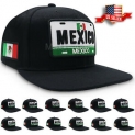 Sale! Mexican Snapback Hat States License Plate Cap for Men Flat Brim Flag Hats