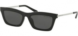 Sale! Michael Kors Stowe Women’s Black Rectangular Cat Sunglasses – MK2087U 333287 54