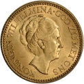 Sale! Netherlands Gold 10 Gulden (.1947 oz) – Wilhelmina – Bare – BU – Random Date