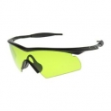 Sale! Oakley M FRAME HYBRID Sunglasses 11-096 Black Frame W/ Laser Toric Lens