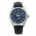 Sale! Omega Seamaster Aqua Terra Steel Blue Dial GMT Mens Watch 231.13.43.22.0