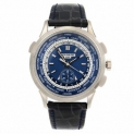 Sale! Patek Philippe Complications 18K White Gold Blue Dial World Time Watch 5930G-010