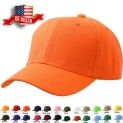 Sale! Plain Baseball Cap Hat Blank Strapback Polo Style Classic Mens Wholesale Lot