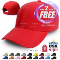 Sale! Plain Baseball Cap Solid Blank Curved Visor Hat Ball Army Men Women loop VC