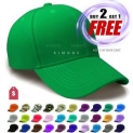 Sale! Plain Baseball Cap Solid Color Blank Army Hat Ball Men Women Hook-N-Loop VC wool