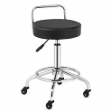 Sale! Pneumatic Work Stool Rolling Swivel Task Chair Spa Office Salon w/Cushioned Seat