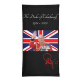 Prince Philip Duke of Edinburgh Black Neck Gaiter Face Cover Scarf Bandana