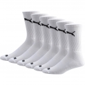 Sale! PUMA Men’s Crew Socks [6 Pack] White Size 10-13