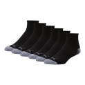 Sale! PUMA Men’s Quarter Crew Wordmark Socks [6 Pack] Black Size 10-13