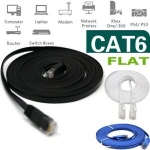 Sale! RJ45 CAT6 6FT 10FT 30FT 50FT 100FT 200FT Ethernet Network Cable Cord Flat LOT US