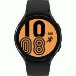 Sale! Samsung Galaxy Watch 4 44mm Smartwatch SM-R870NZKCXAA w/ Black Silver Bands