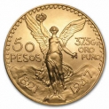 Sale! SPECIAL PRICE! 1947 Mexico Gold 50 Pesos AGW 1.2057 BU