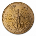 Sale! SPECIAL PRICE! 1947 Mexico Gold 50 Pesos BU (New Dies Restrike)