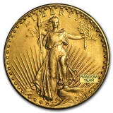 Sale! SPECIAL PRICE! $20 Saint-Gaudens Gold Double Eagle (Cleaned)