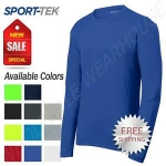 Sale! Sport-Tek Men’s Dry-Fit RacerMesh Moisture Wicking Long Sleeve T-Shirt ST340LS