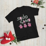 Squid Game Men’s Ladies Kids T-shirt Squid Game Fans Perfect Gift 100% Cotton