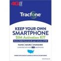 Sale! Tracfone Prepaid Wireless Smartphone Plan+SIM-1200 Min,1200 Txt, 3GB Data