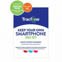 Sale! Tracfone Prepaid Wireless Smartphone SIM+Plan-1200 Min,1200 Txt, 3GB Data