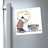 Trump Piss on Biden anti Biden decal Magnets