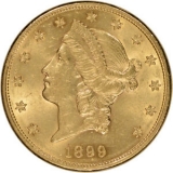 Sale! US Gold $20 Liberty Head Double Eagle – Almost Uncirculated – Random Date