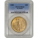 Sale! US Gold $20 Saint-Gaudens Double Eagle – PCGS MS63 – 1908 No Motto