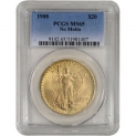 Sale! US Gold $20 Saint-Gaudens Double Eagle – PCGS MS65 – 1908 No Motto