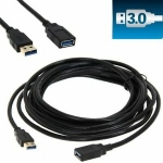 Sale! USB 3.0 Extension Extender Cable Cord M/F Standard Type A Male to Female Black