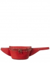 Sale! Valentino Rockstud Grainy Leather Belt Bag Women’s Red 85