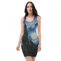 Van Gogh Sublimation Cut & Sew Dress Women Girl Gift Starry Night